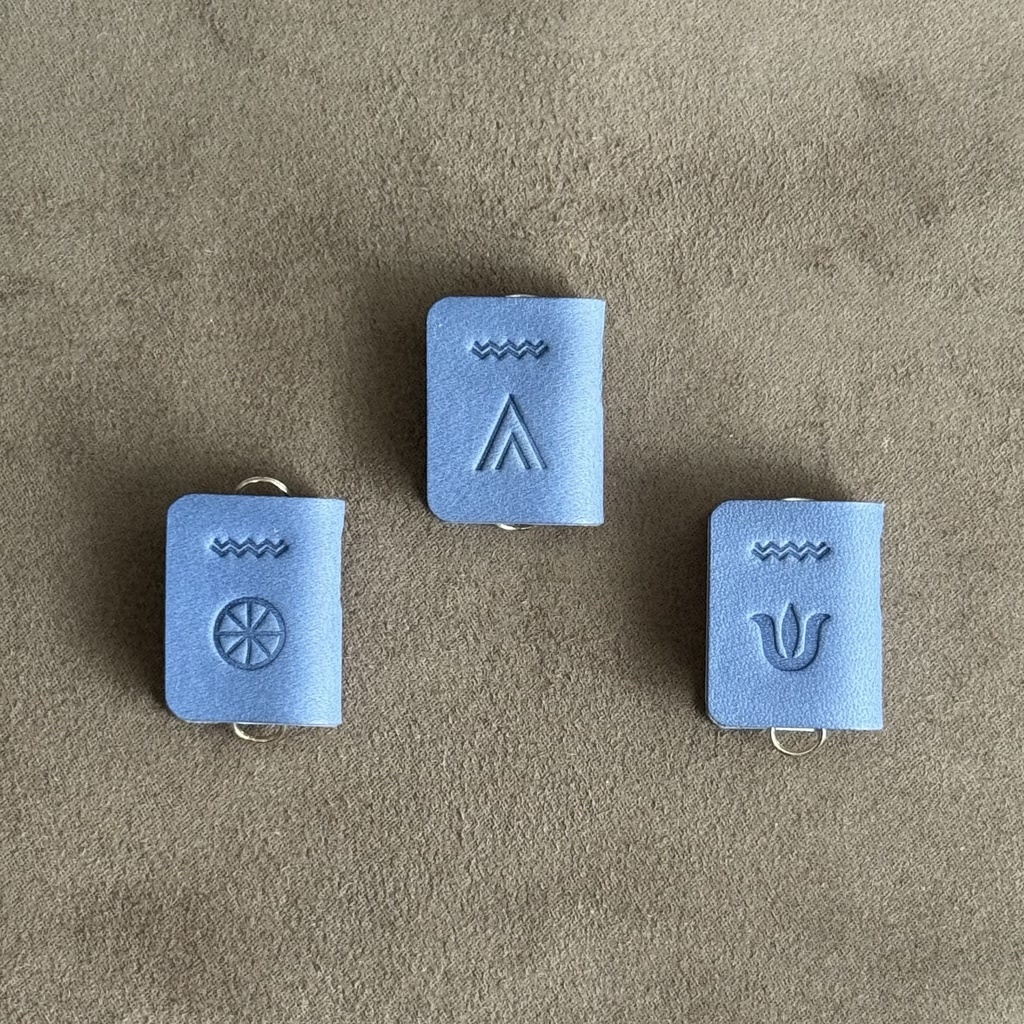 革本バッグ~夏の空色ver.~