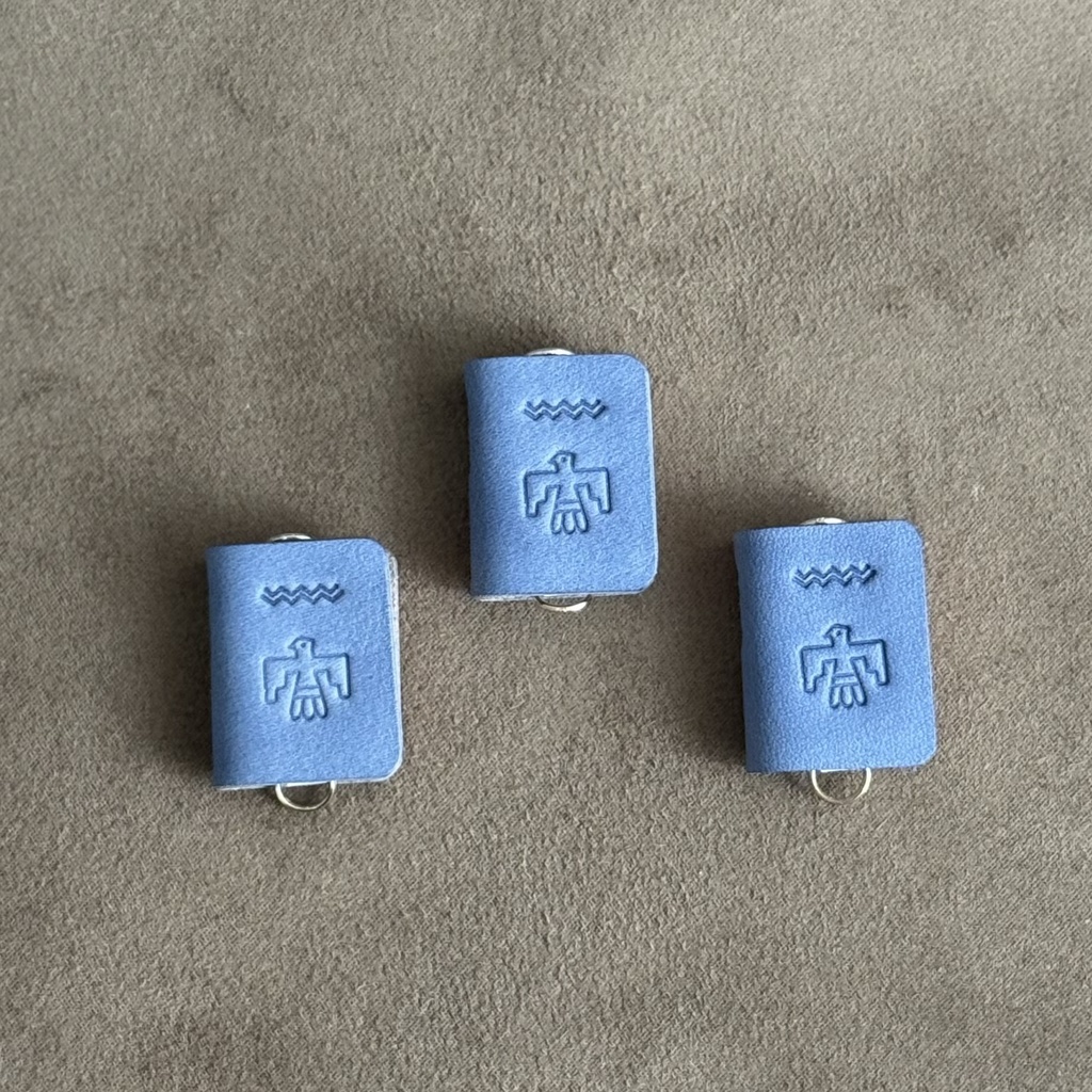 革本バッグ~夏の空色ver.~