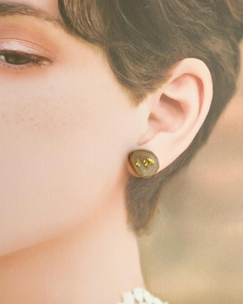 【ころころアゲートスライス(グレージュ)】