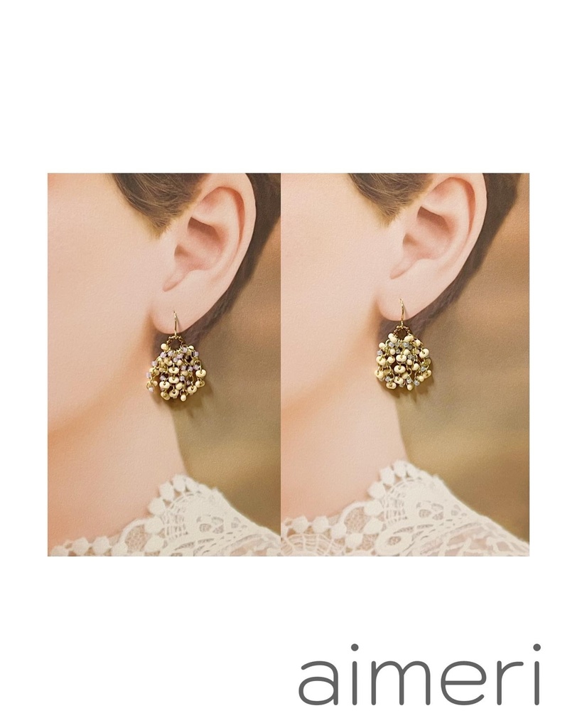 【つぶつぶピアス(ピンク)】