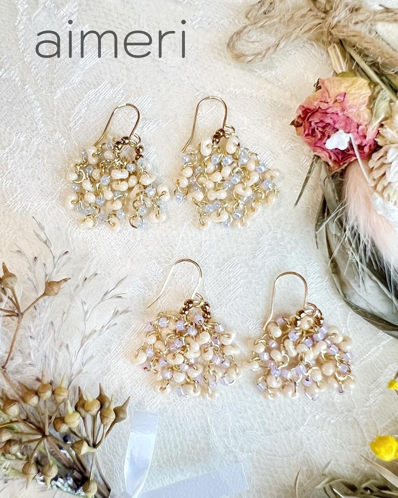 【つぶつぶピアス(ピンク)】