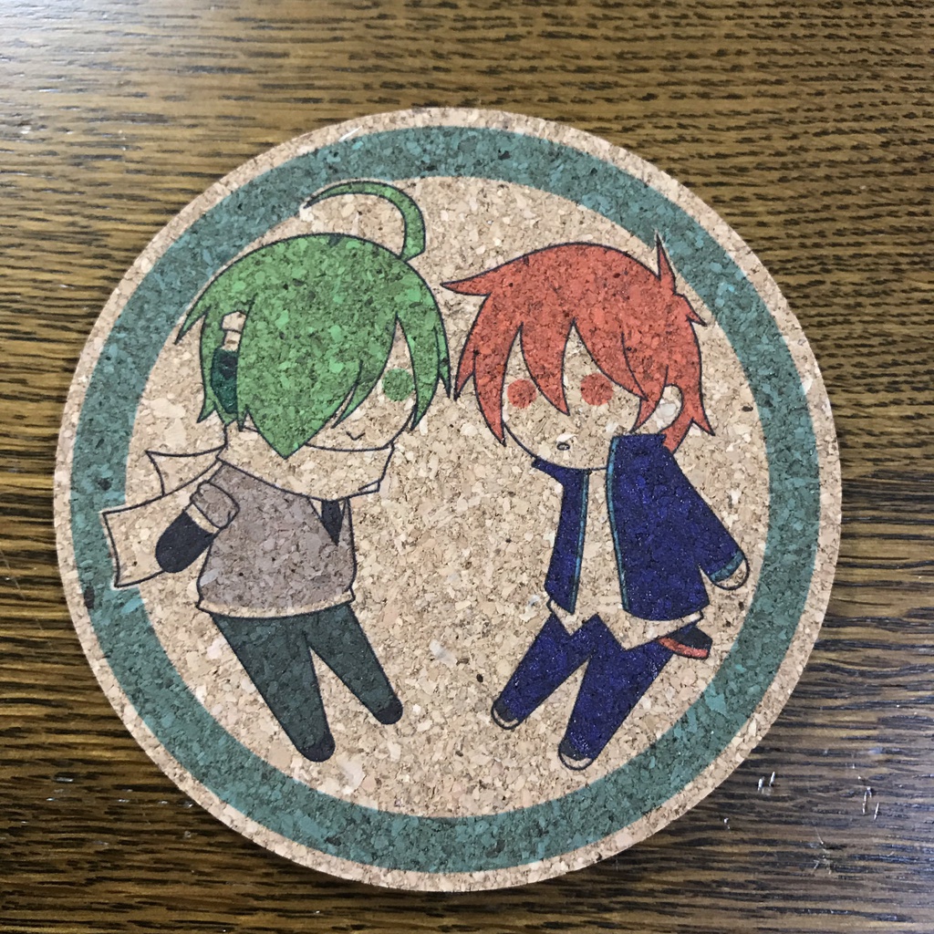 風烈コルクコースター