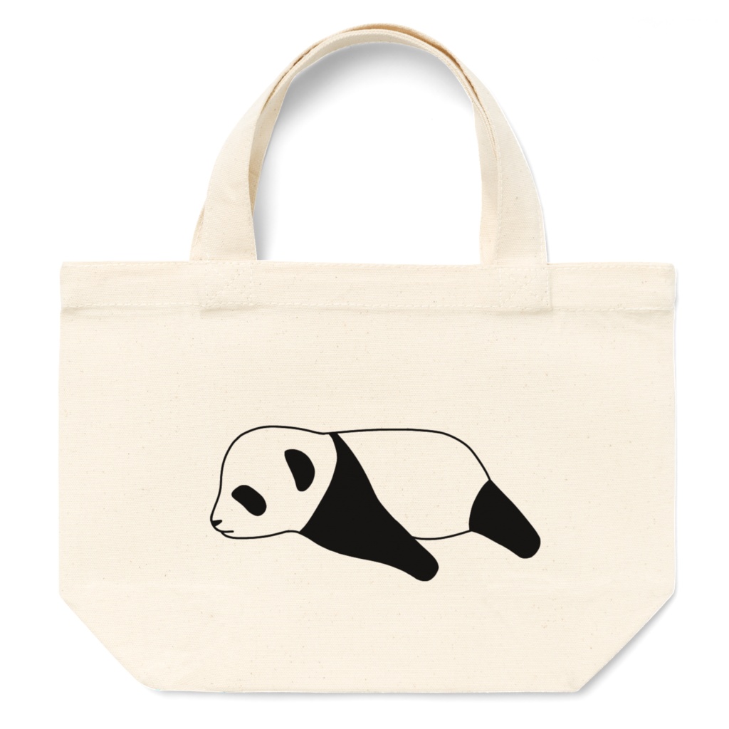 寝るパンダ トートバッグ