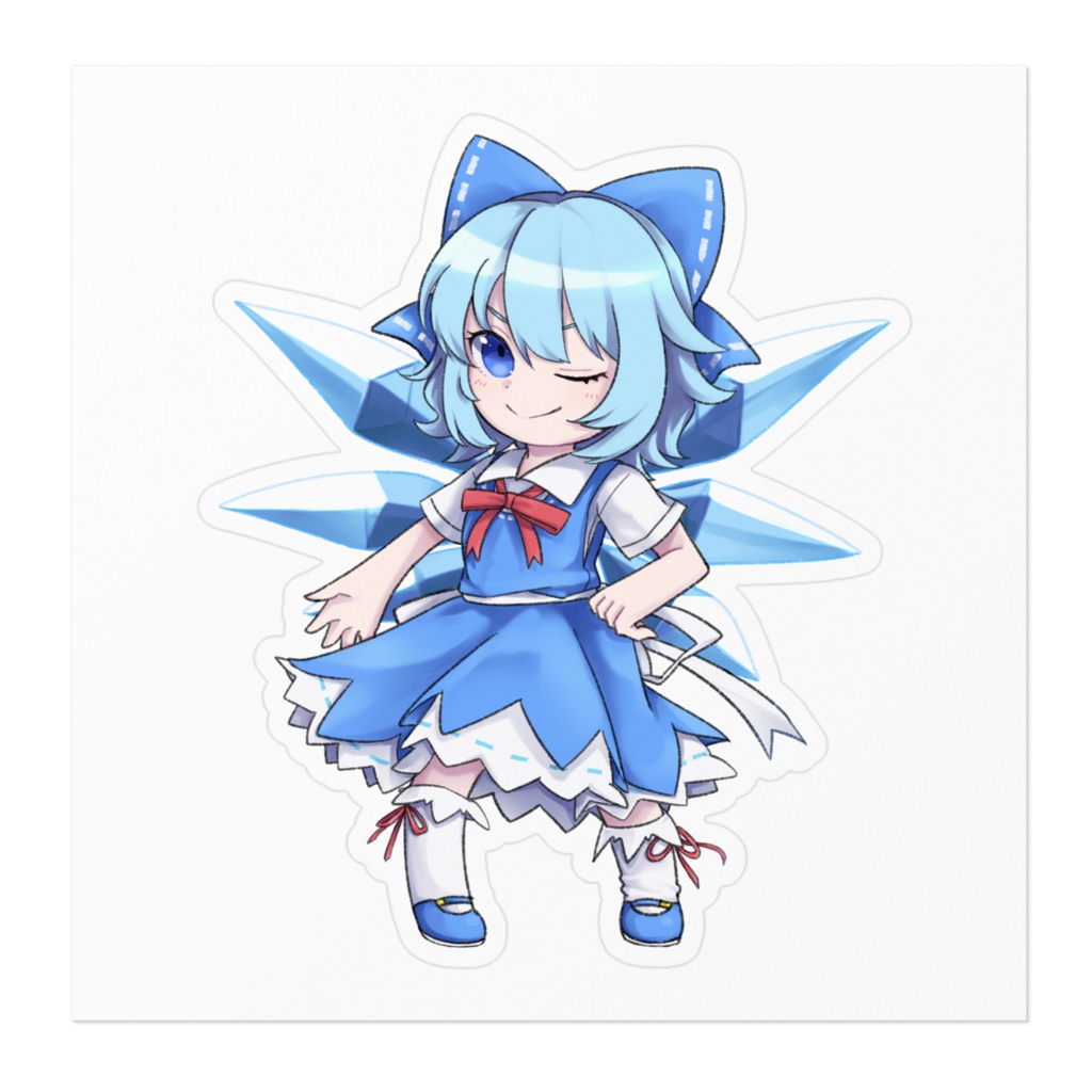 チルノちゃんステッカー
