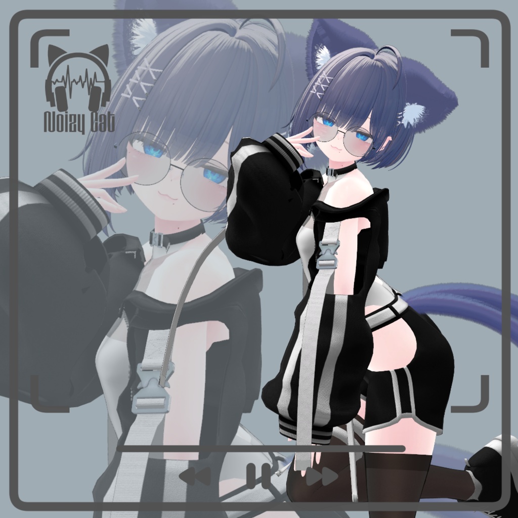 🎧~08/04 sale🐾【複数アバター対応】TecJersy【VRChat想定】
