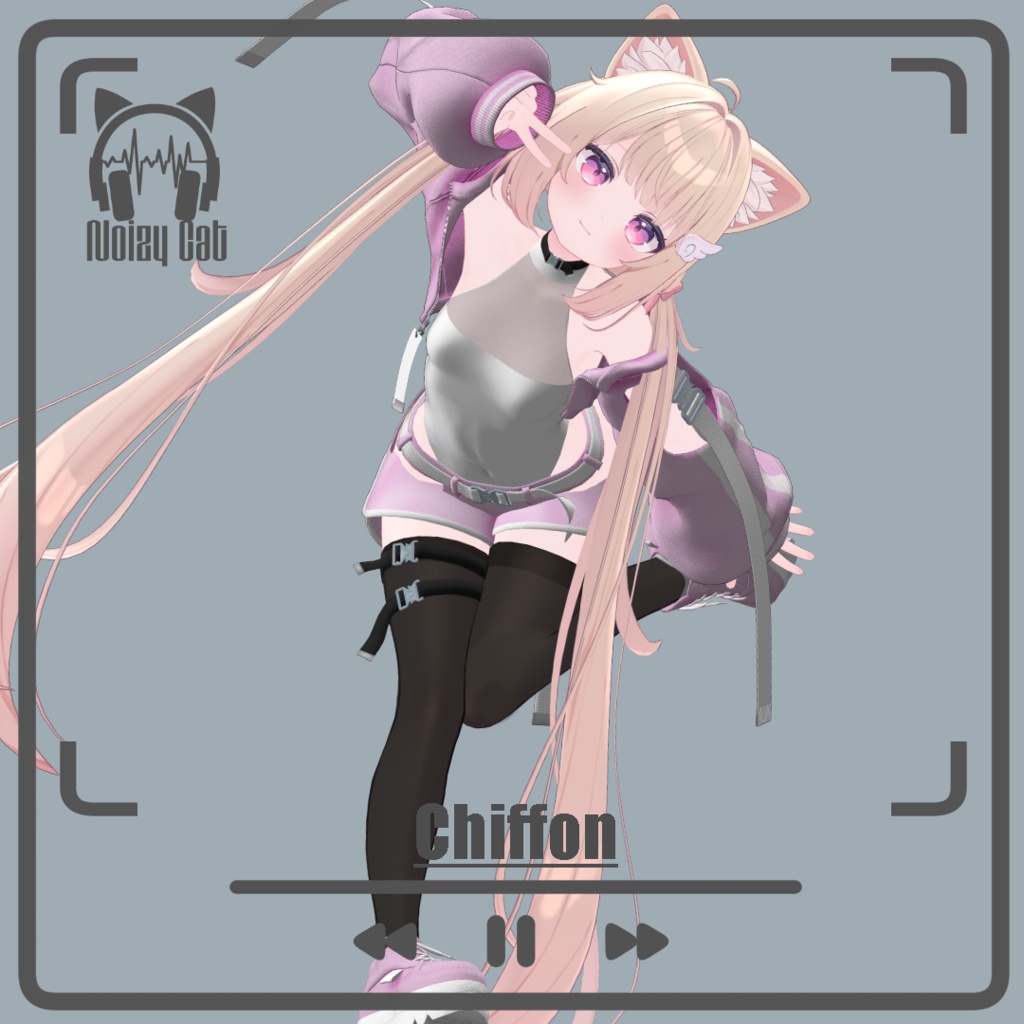 🎧~08/04 sale🐾【複数アバター対応】TecJersy【VRChat想定】