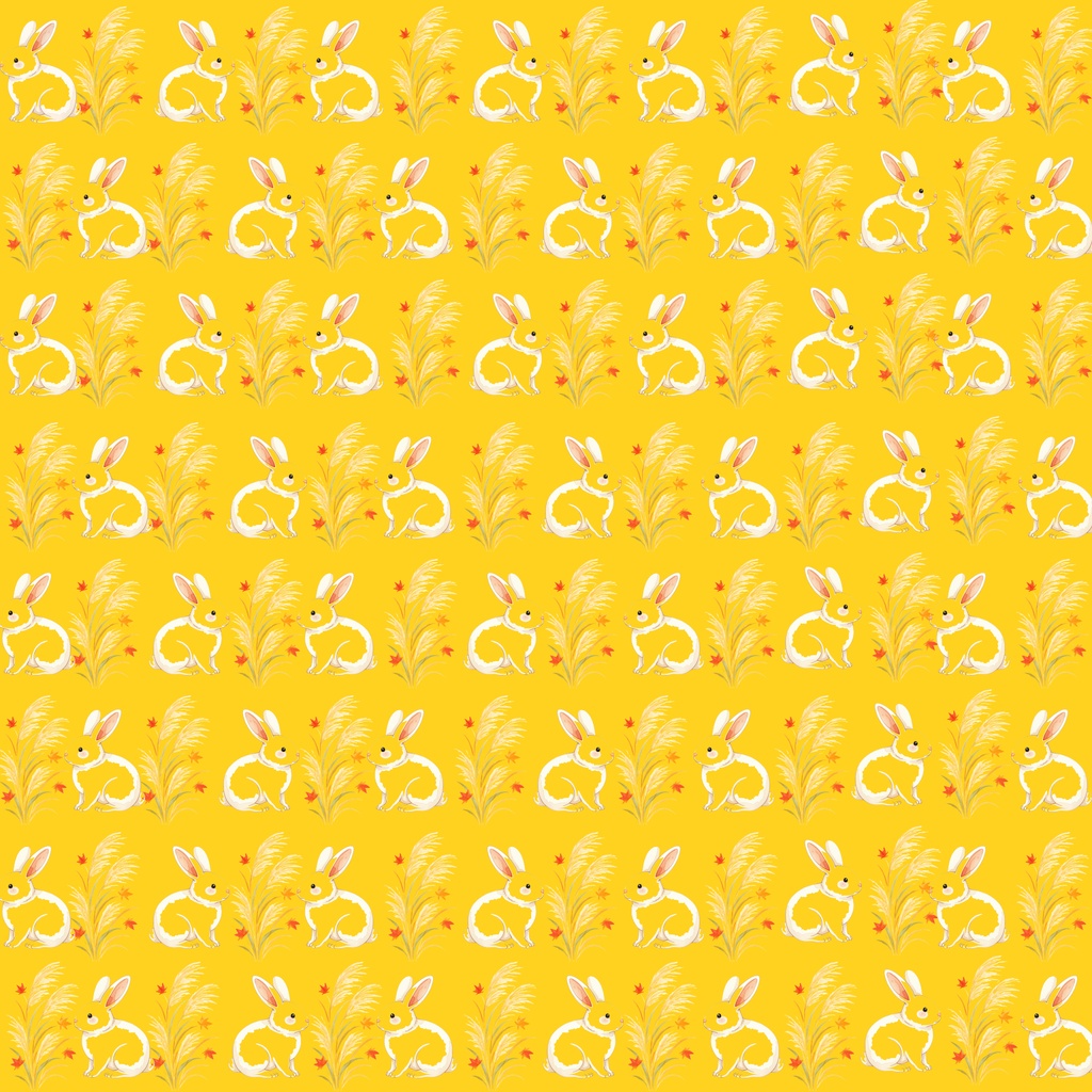 【Digital Paper】うさぎのお月見セット ~the moon-viewing (*otsukimi*)~