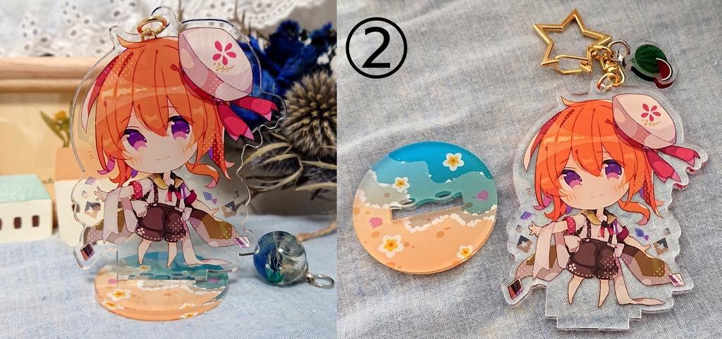 創作キャラアクリルスタンド4種