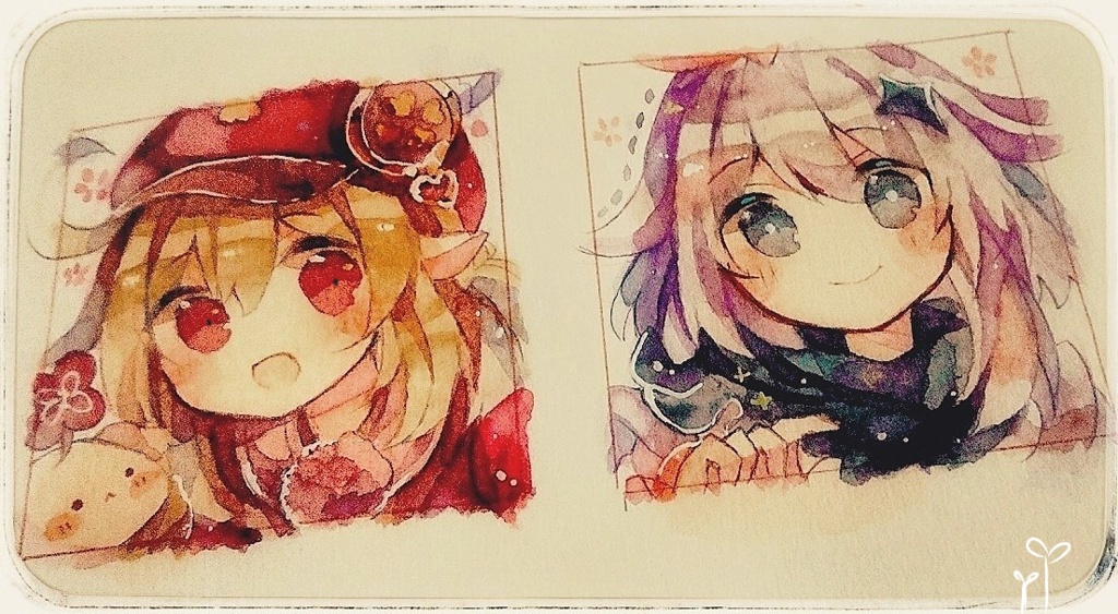 透明水彩原画 原神 Yuru Booth