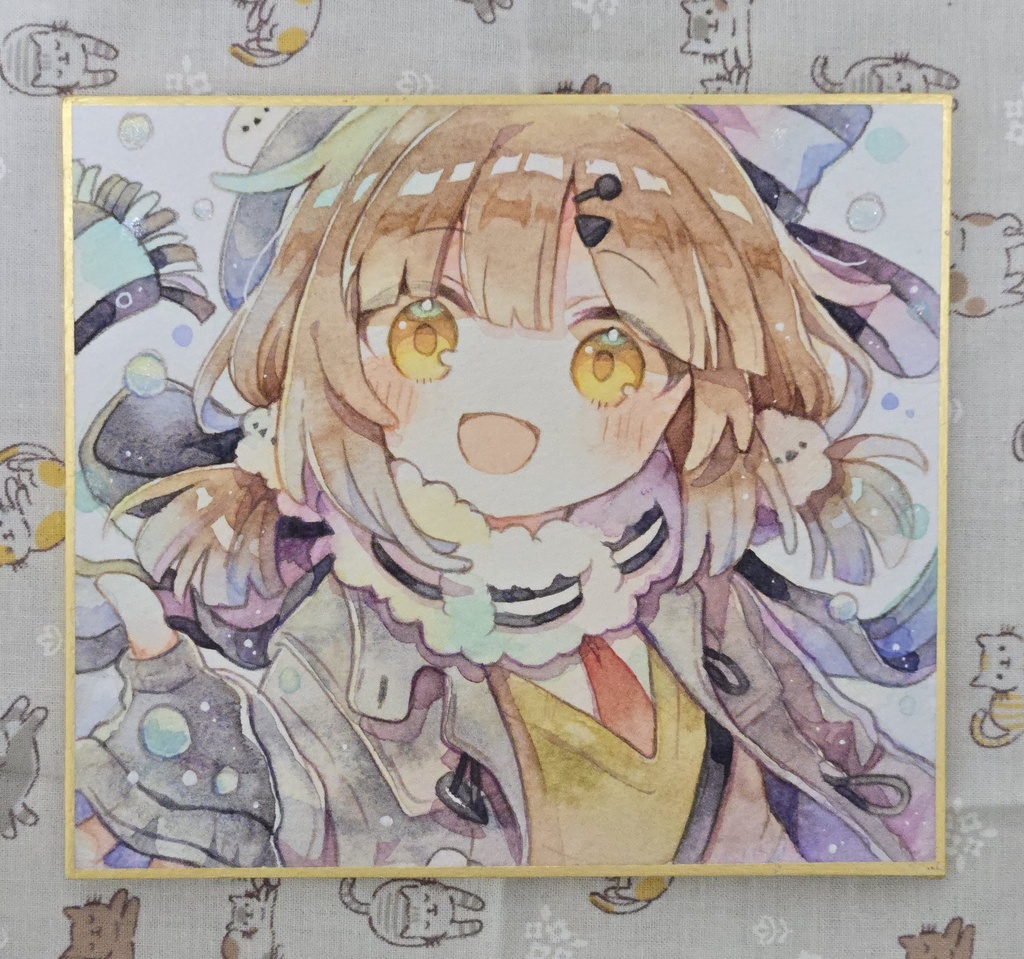 11/30(土)19:00〜】透明水彩 ミニ色紙2種類 - YURU - BOOTH