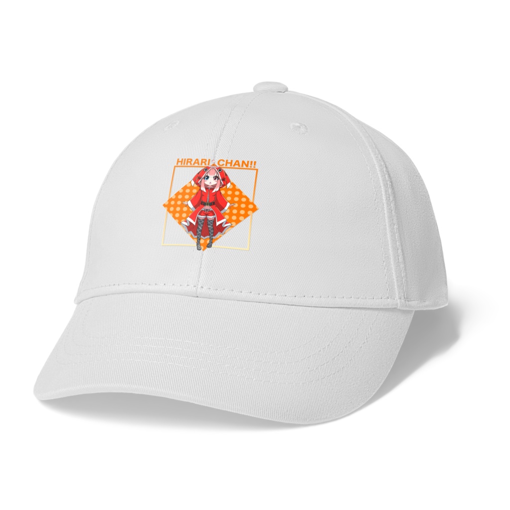 ひらりちゃんキャップ(白)