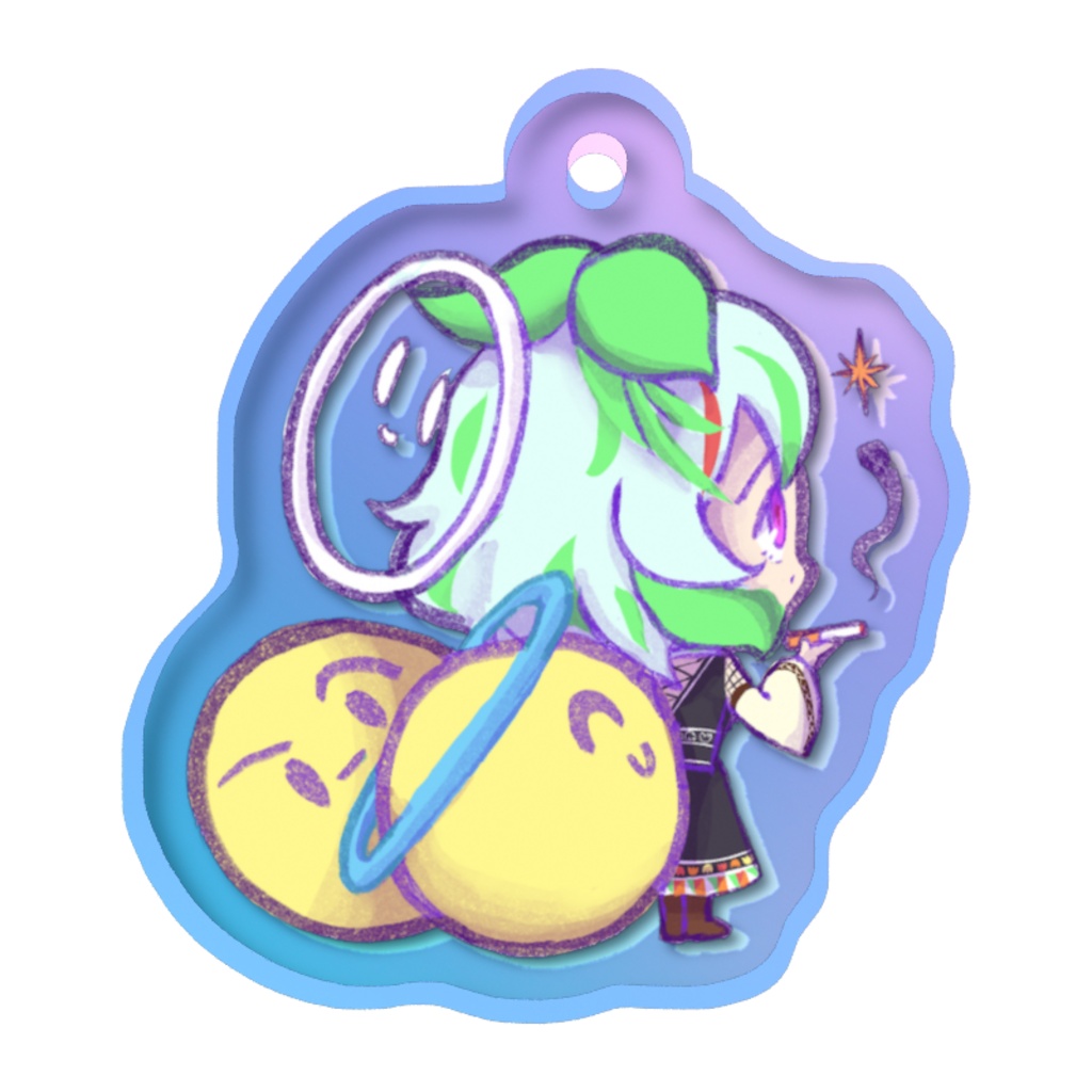 木缶木こんこ アクリルめじるしチャーム