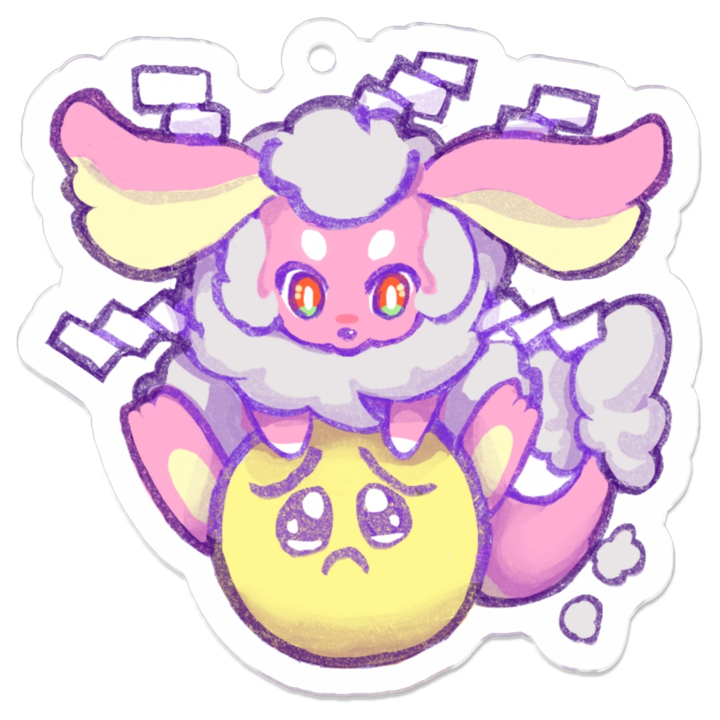 ぷかぷか　アクリルキーホルダー