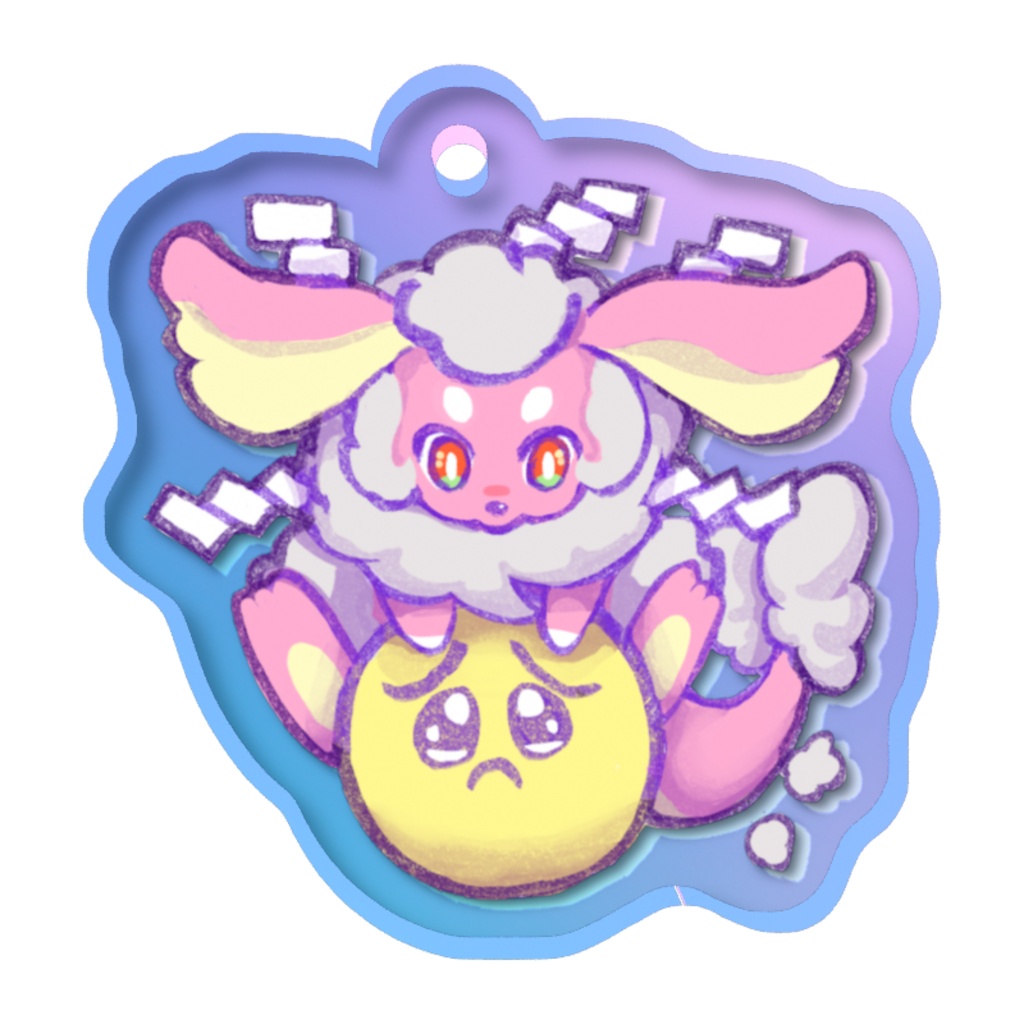 ぷかぷか アクリルめじるしチャーム