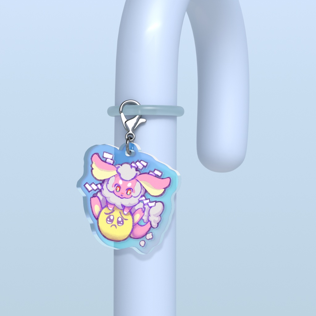 ぷかぷか アクリルめじるしチャーム