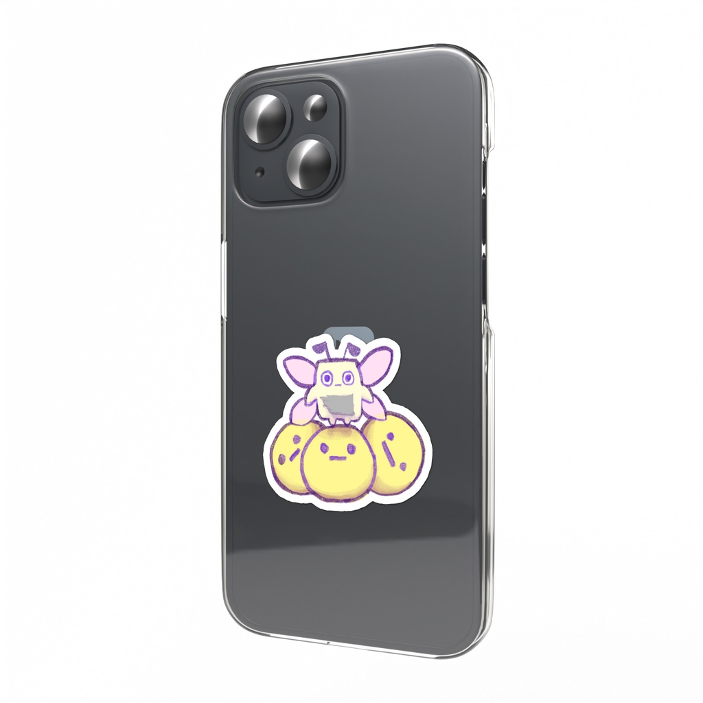 バター蝶 ステッカー