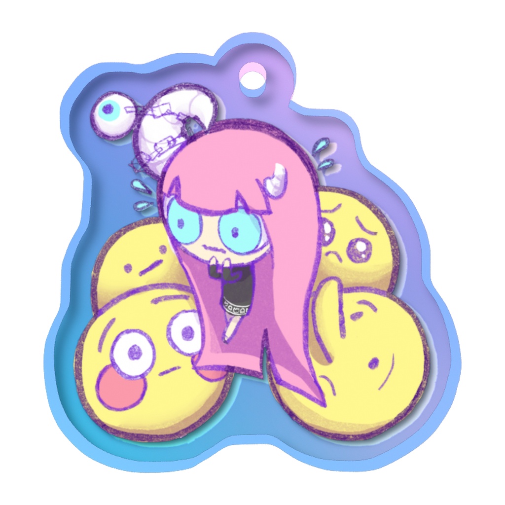 ドリル・エシャロット アクリルめじるしチャーム
