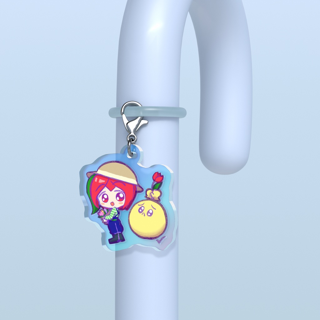 チューリップ農家ちゃん アクリルめじるしチャーム