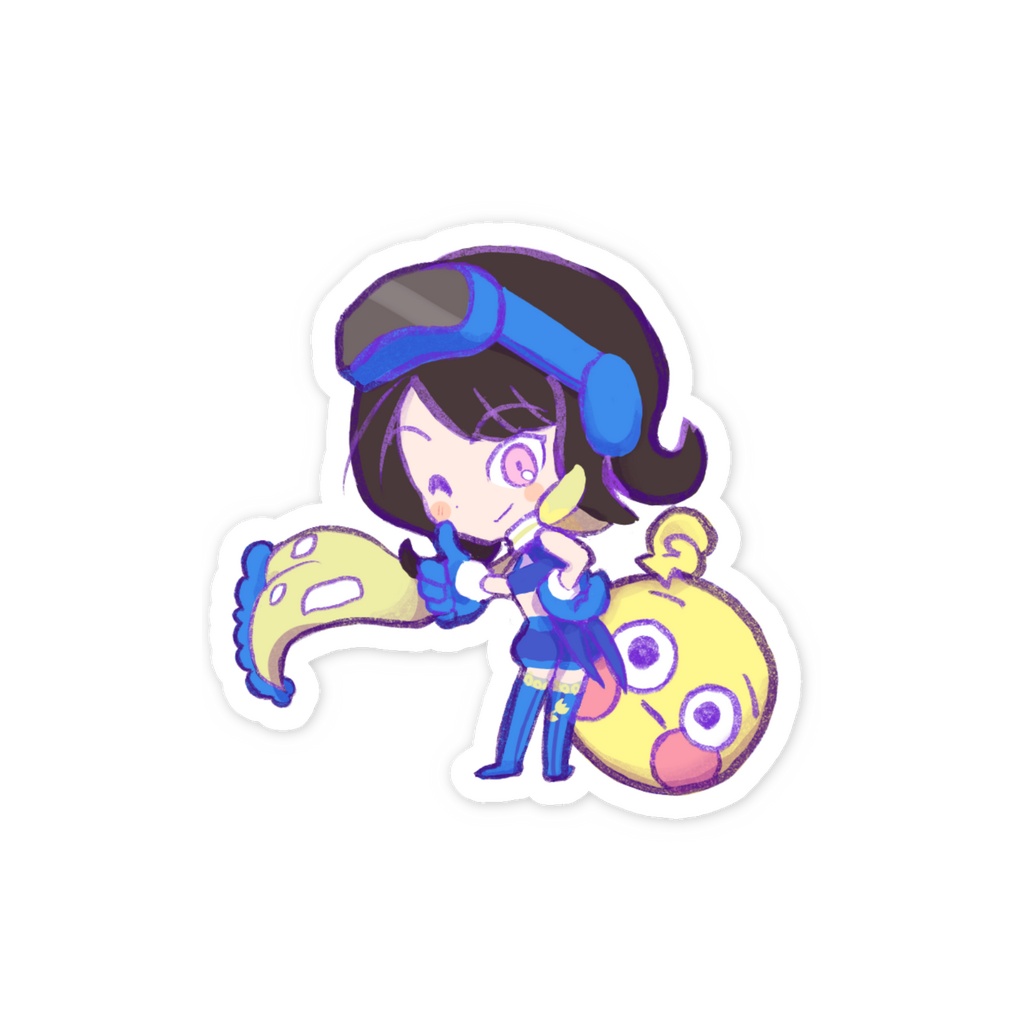 たぬ八 ステッカー