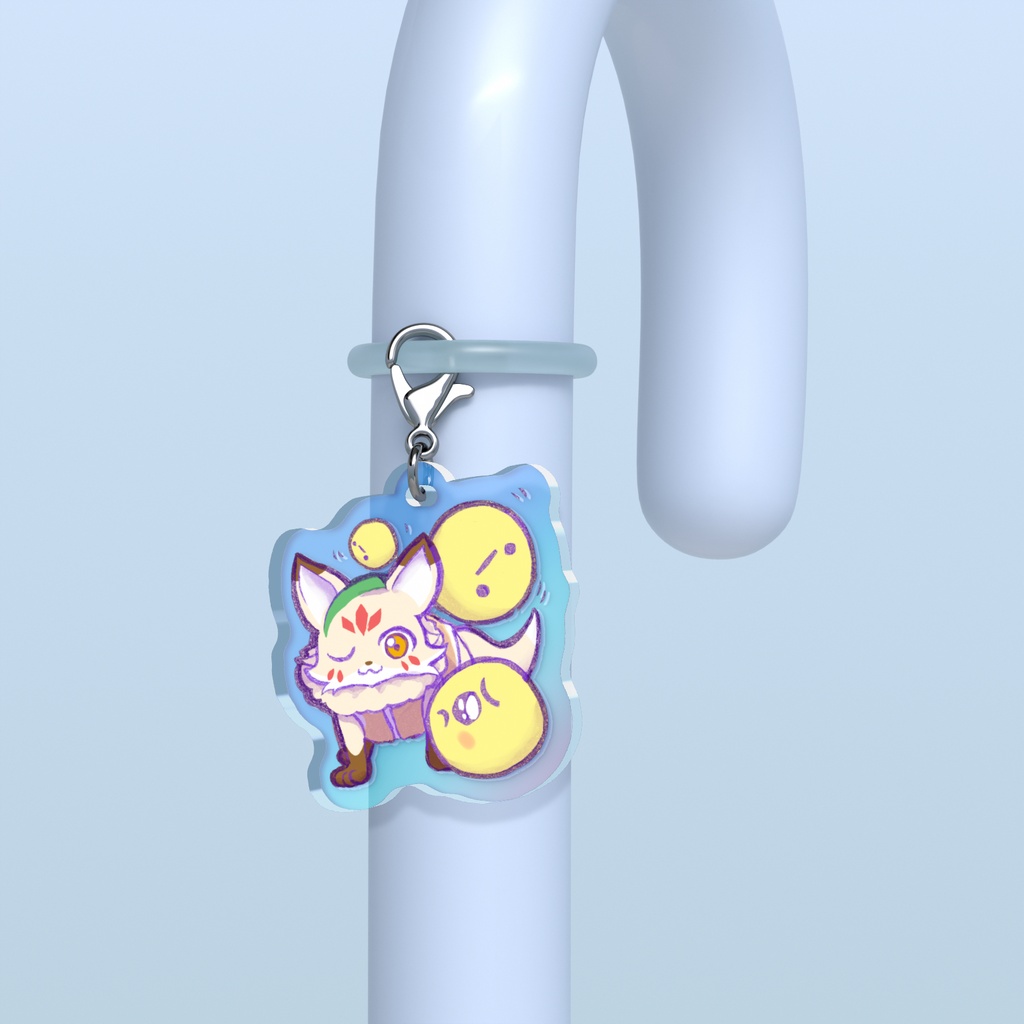 金狐(ジンフー) アクリルめじるしチャーム
