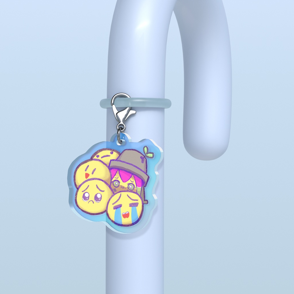 うこん鉢　アクリルめじるしチャーム