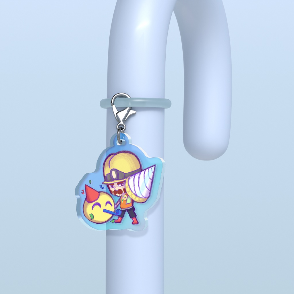 あなほり隊長　アクリルめじるしチャーム