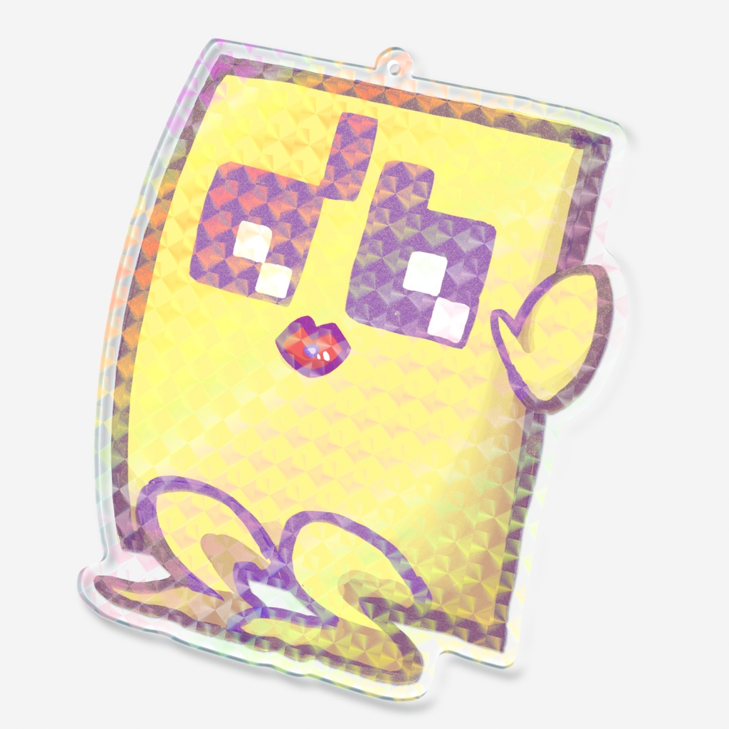 ついでに作ったでかなさけ10センチホロアクキー