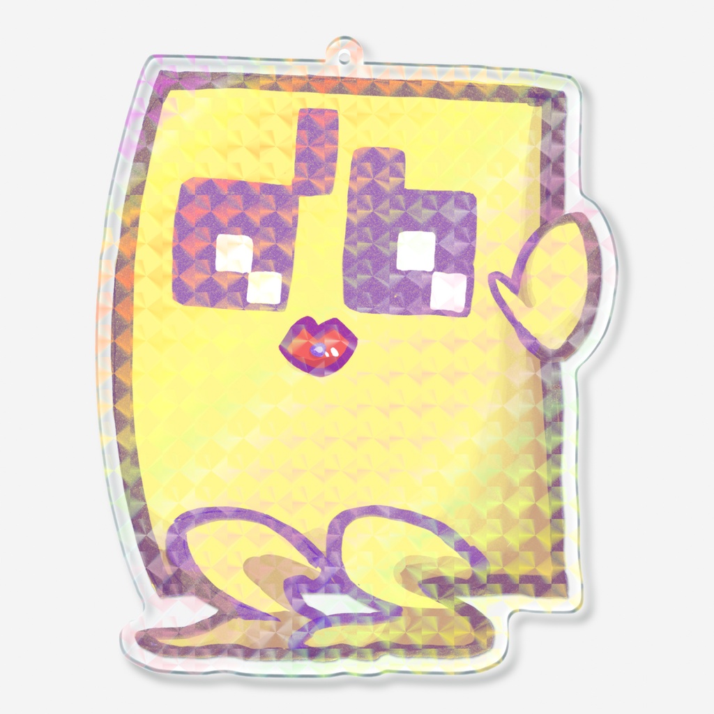 ついでに作ったでかなさけ10センチホロアクキー