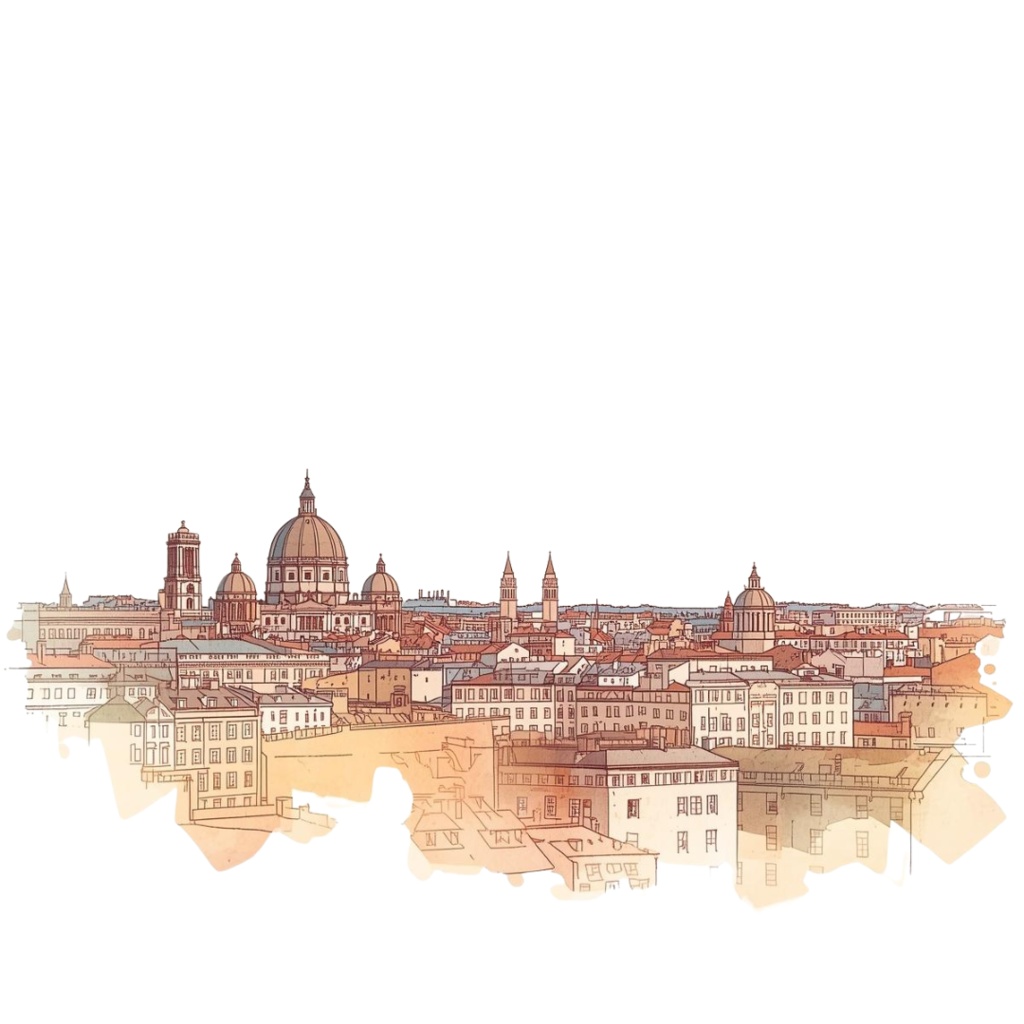 🌸 アンティーク ピンク 旅行 クリップアート – 水彩画風(全12種 PNG)