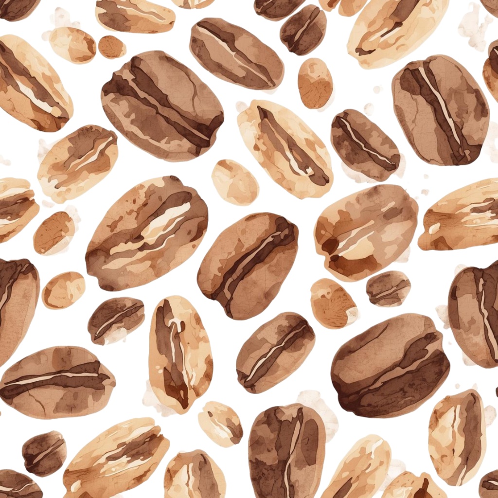 アンティークカフェ クリップアートセット(12種・水彩風PNG)