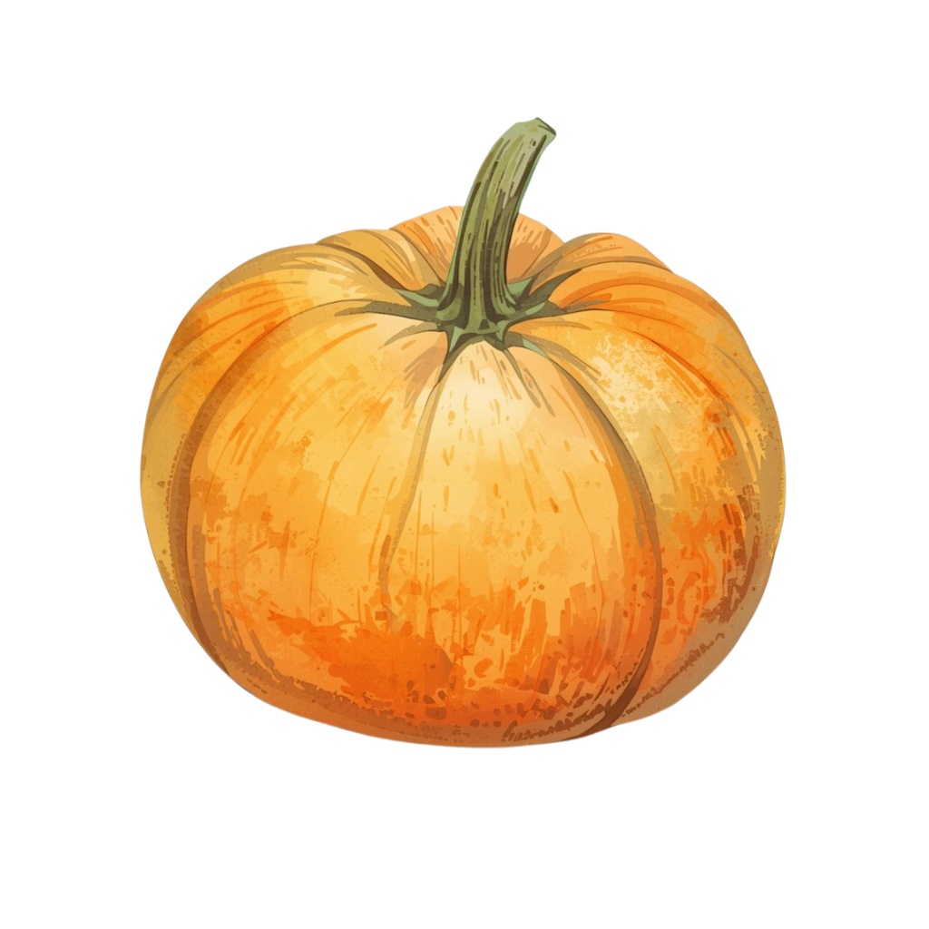 アンティーク 秋野菜 – 水彩画風 クリップアートコレクション (12 PNG)