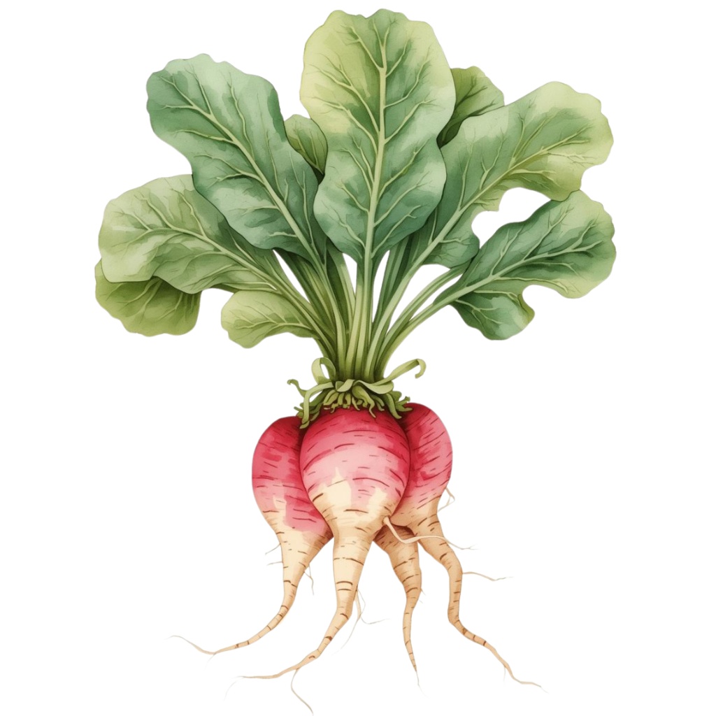 アンティーク春野菜 水彩クリップアートコレクション(全12種類)