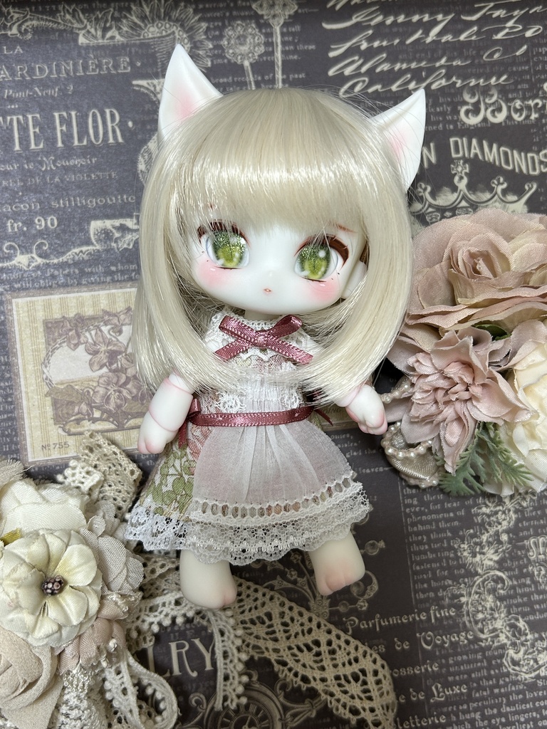 クラシカルノースリーブワンピース