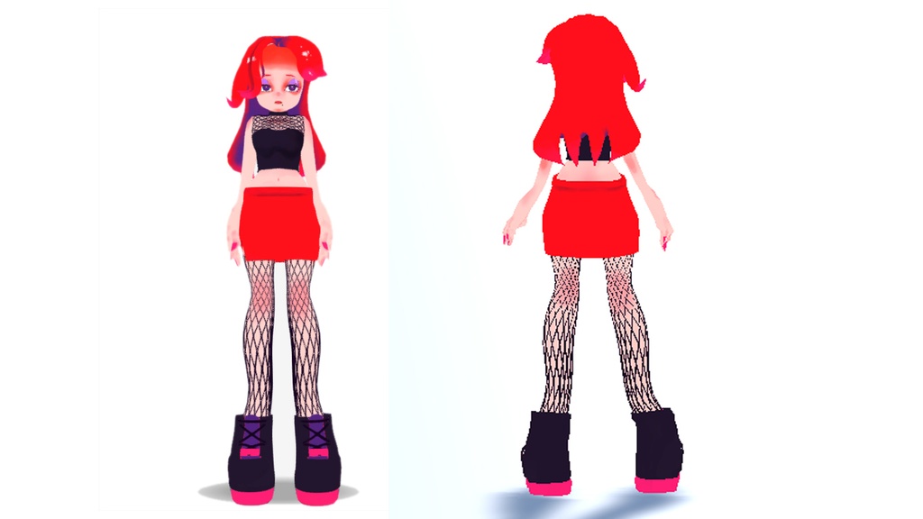 【VRM】カートゥーン風girl_candycolor