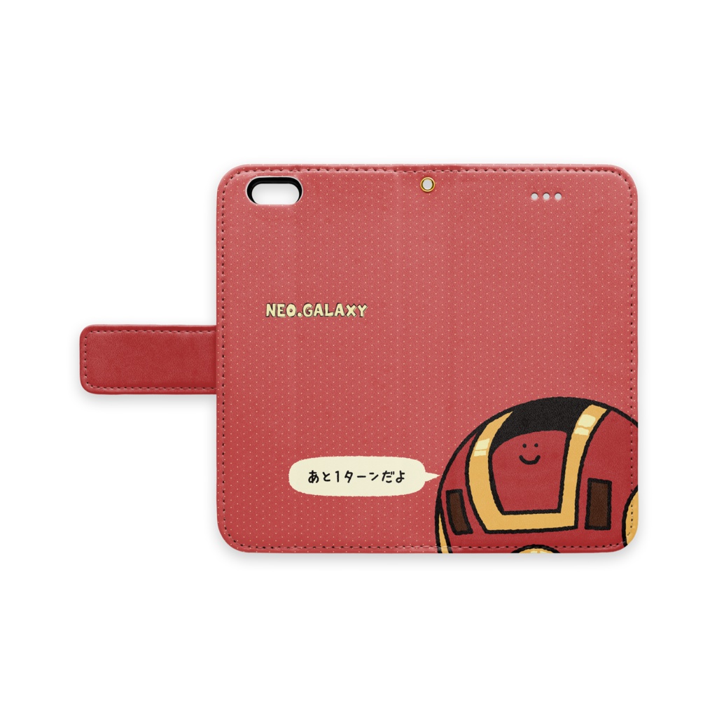 ギャラクシーくん手帳型iphoneケース Ymn Gm Booth ギャラクシーくん手帳型iphoneケース Ymn Gm Booth