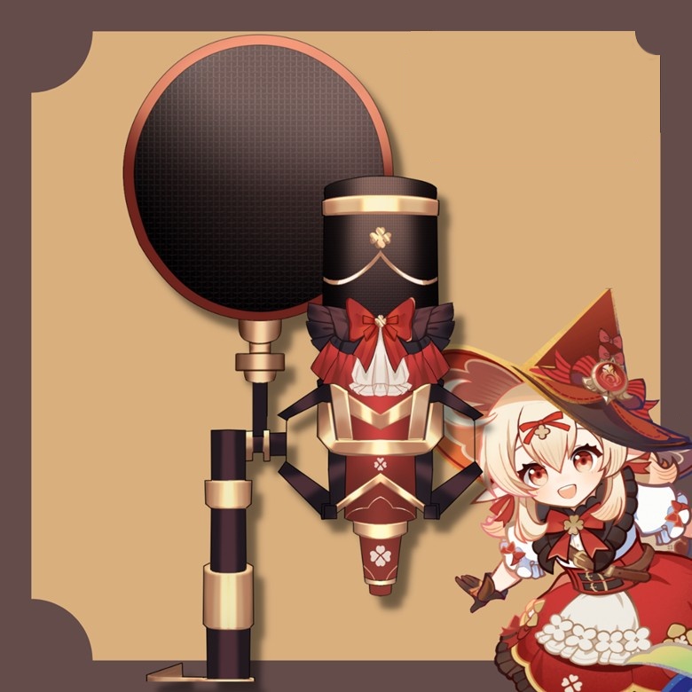 【Live2dアイテム】 Klee マイク - Klee Mic 【VTS】