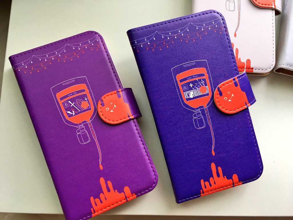 【現品限り】吸血パックスマホケース【詳細必読】