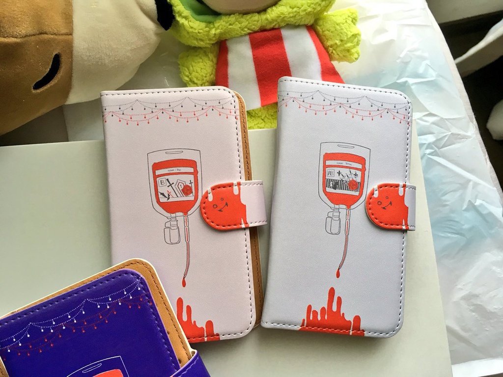 【現品限り】吸血パックスマホケース【詳細必読】