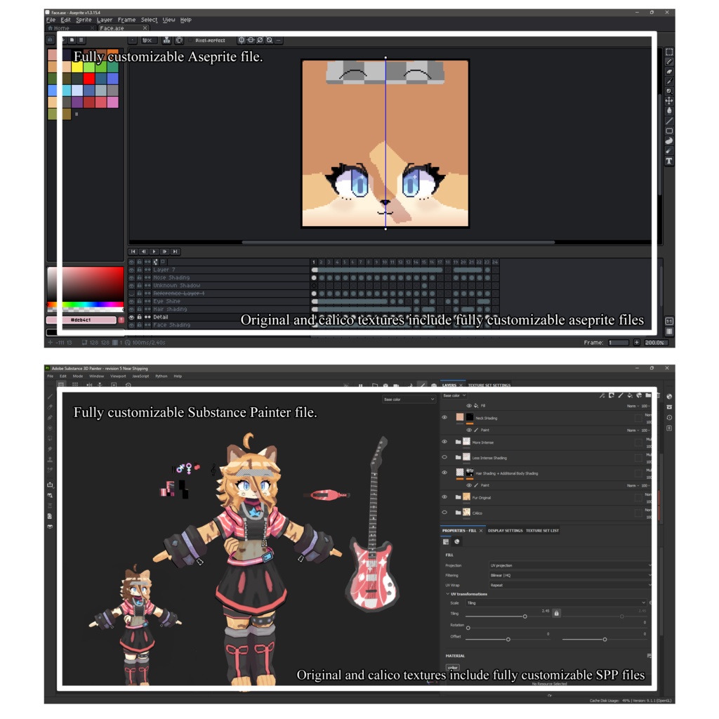 Cherri【オリジナル3Dモデル】