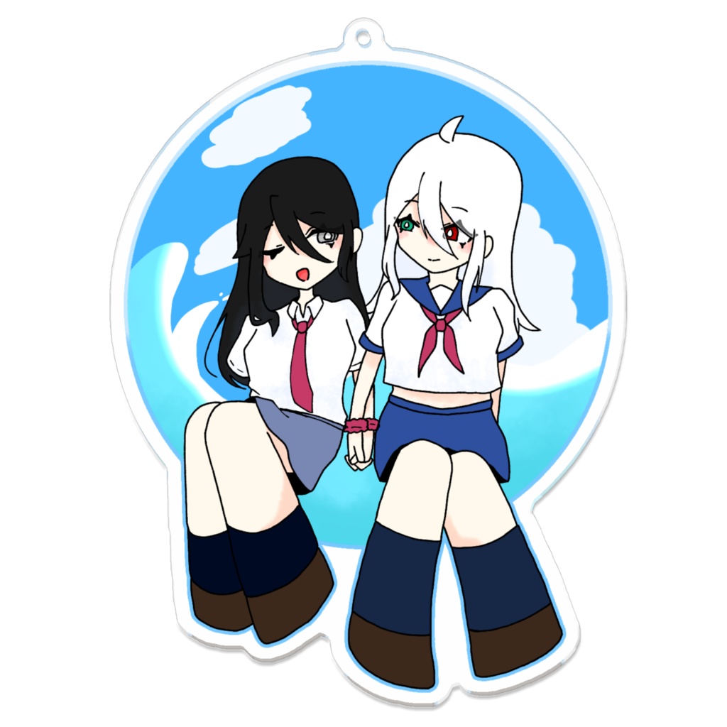 うちの子にょたアクキー