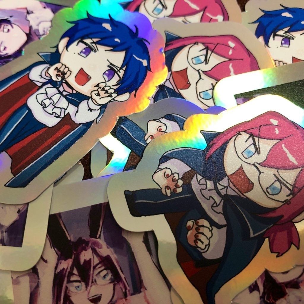 ハロウィンキラキラステッカー　茨