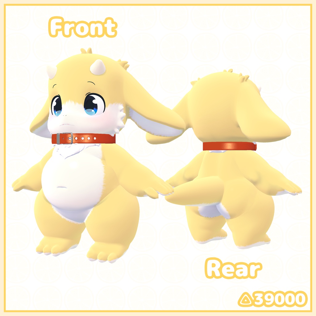 オリジナル3Dモデル「ゆず」(Yuzu)