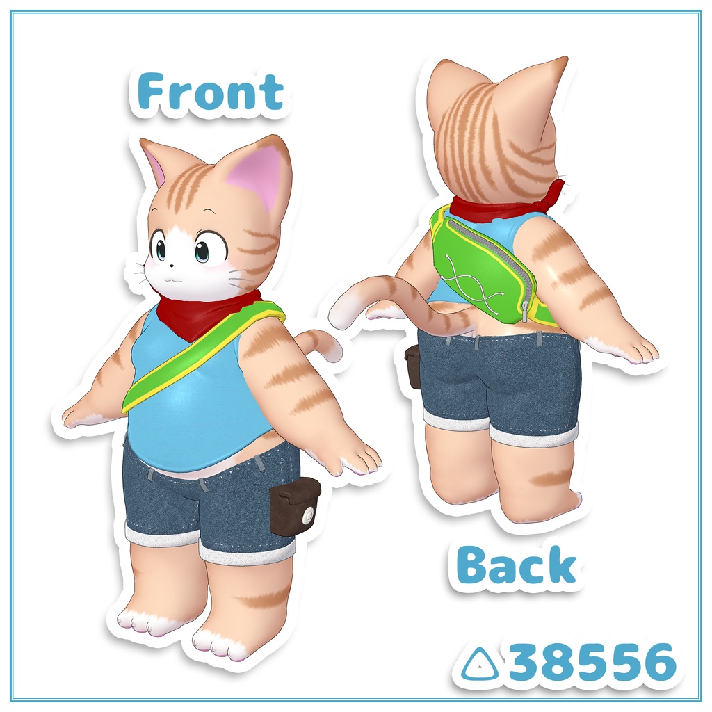 オリジナル3Dモデル「みにあ(Minia)」