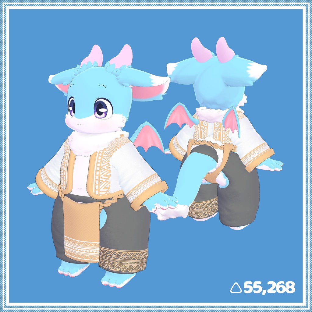 オリジナル3Dモデル「メリード(Merido)」