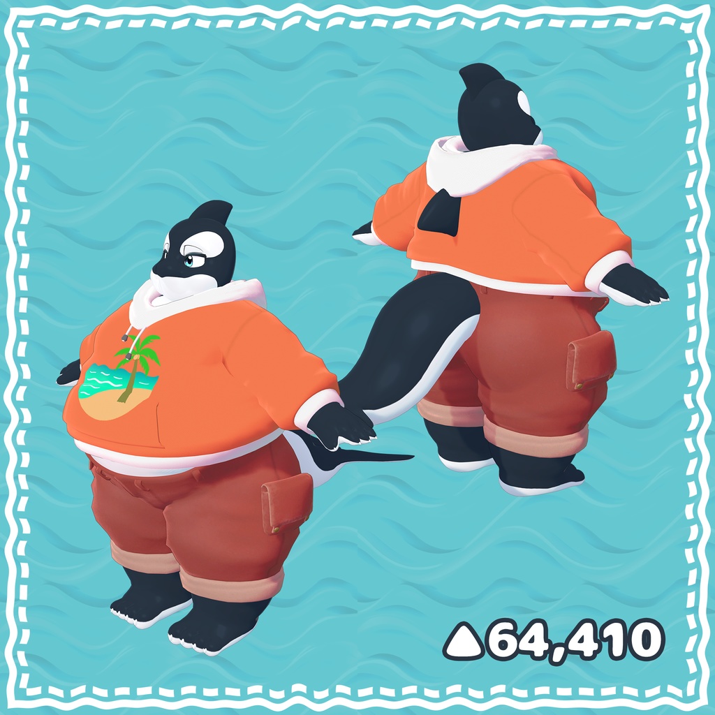 オリジナル3Dモデル「ベイベイ(Baybay)」