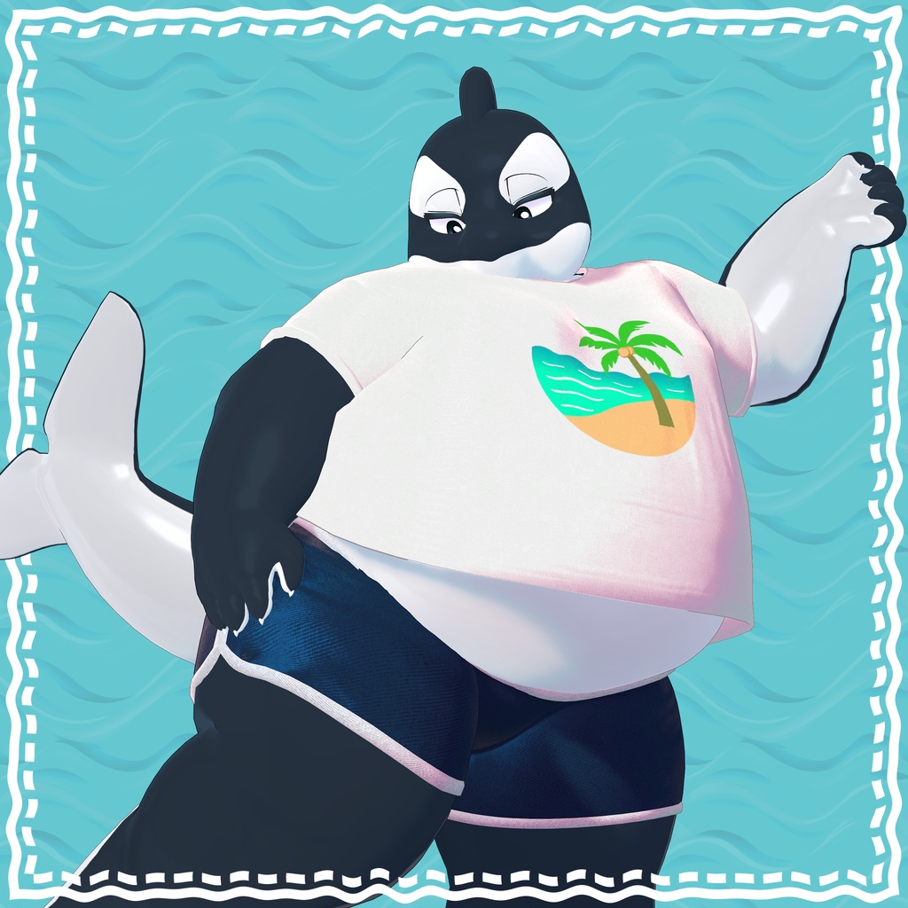 オリジナル3Dモデル「ベイベイ(Baybay)」