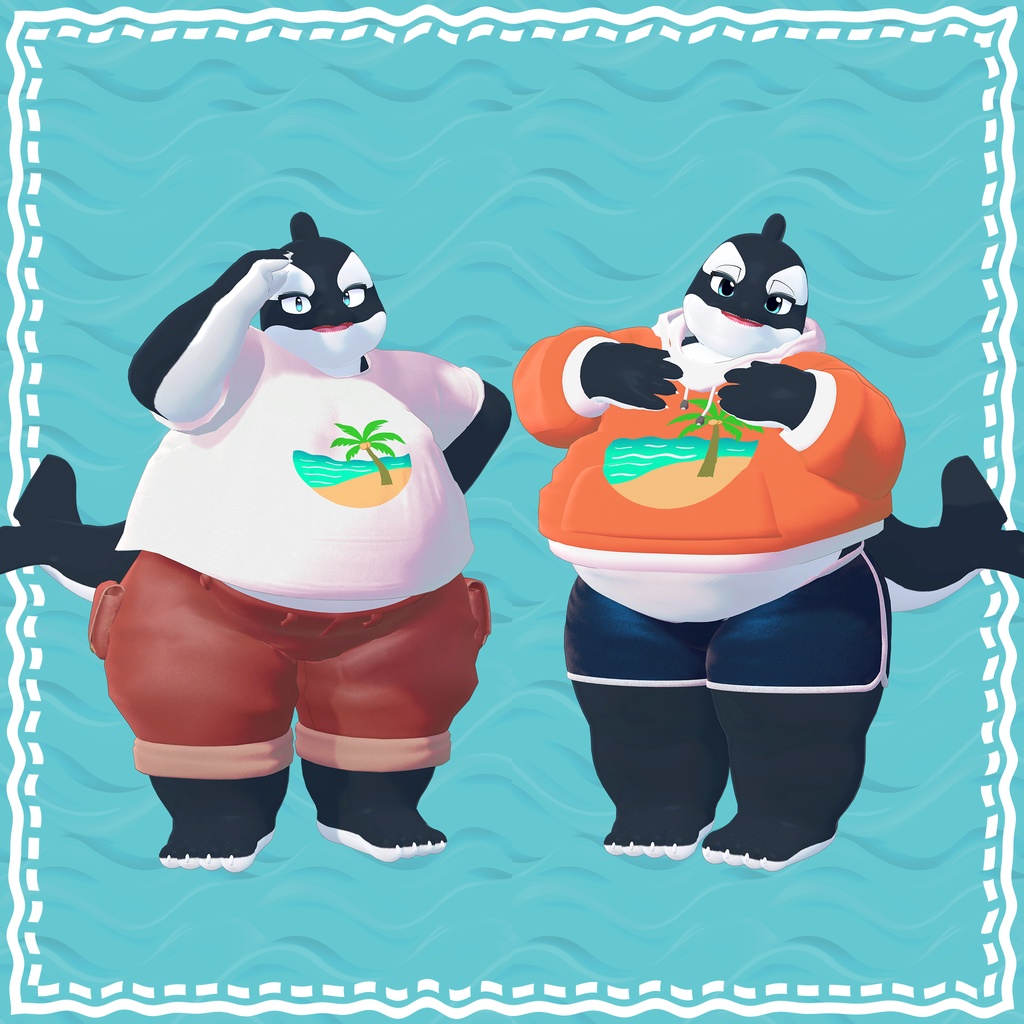 オリジナル3Dモデル「ベイベイ(Baybay)」