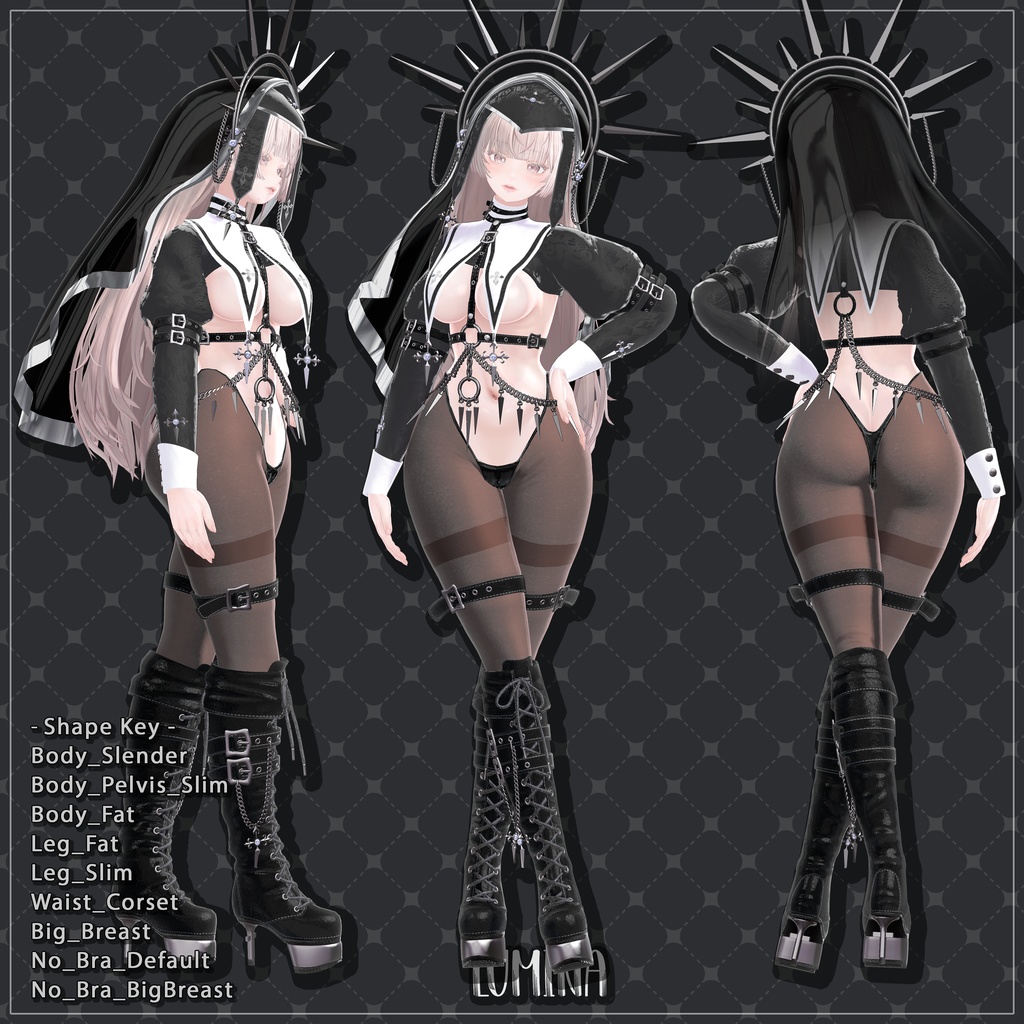 【11対応】 情欲の修道女 Lust Nun 【VRChat想定】