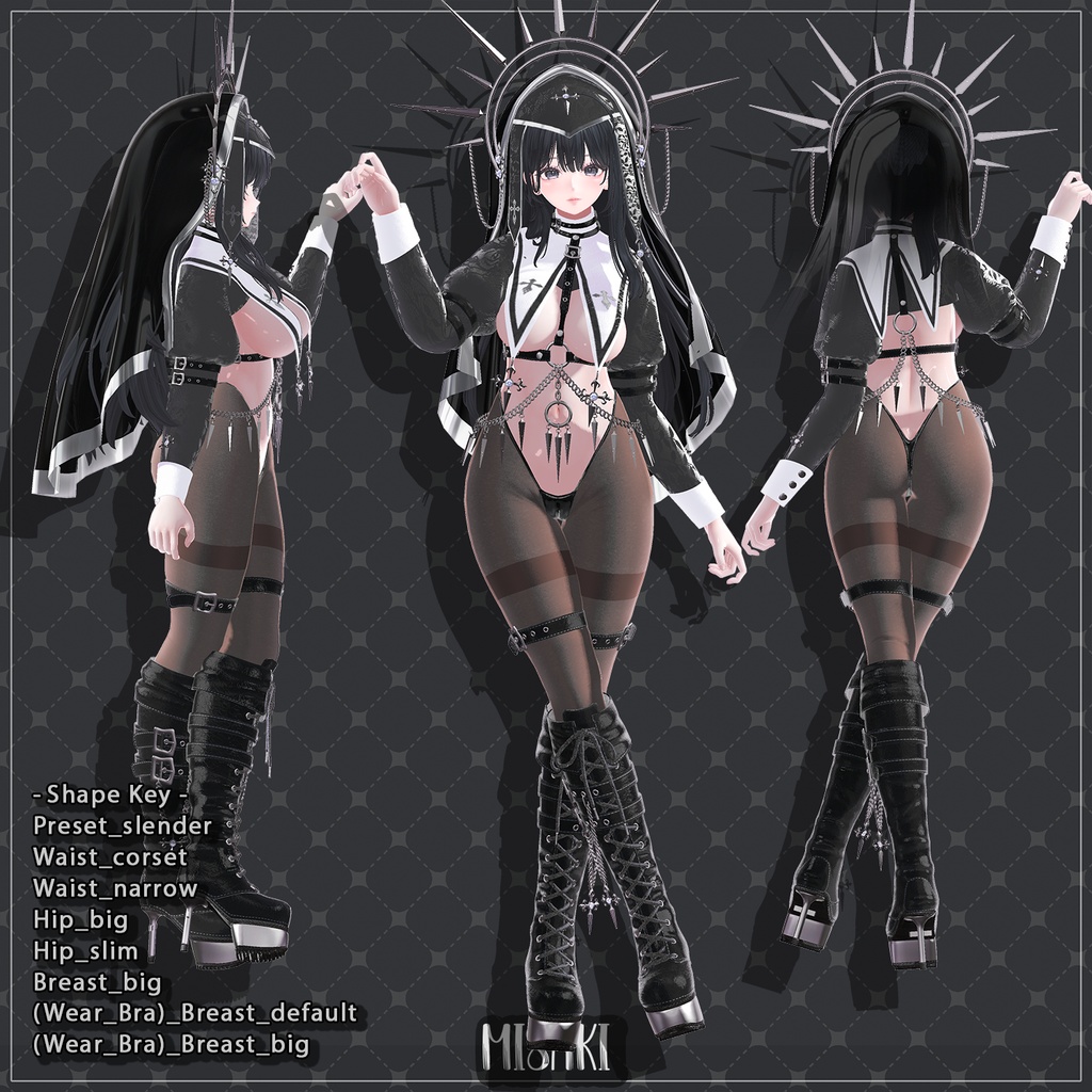 【15対応】 情欲の修道女 Lust Nun 【VRChat想定】