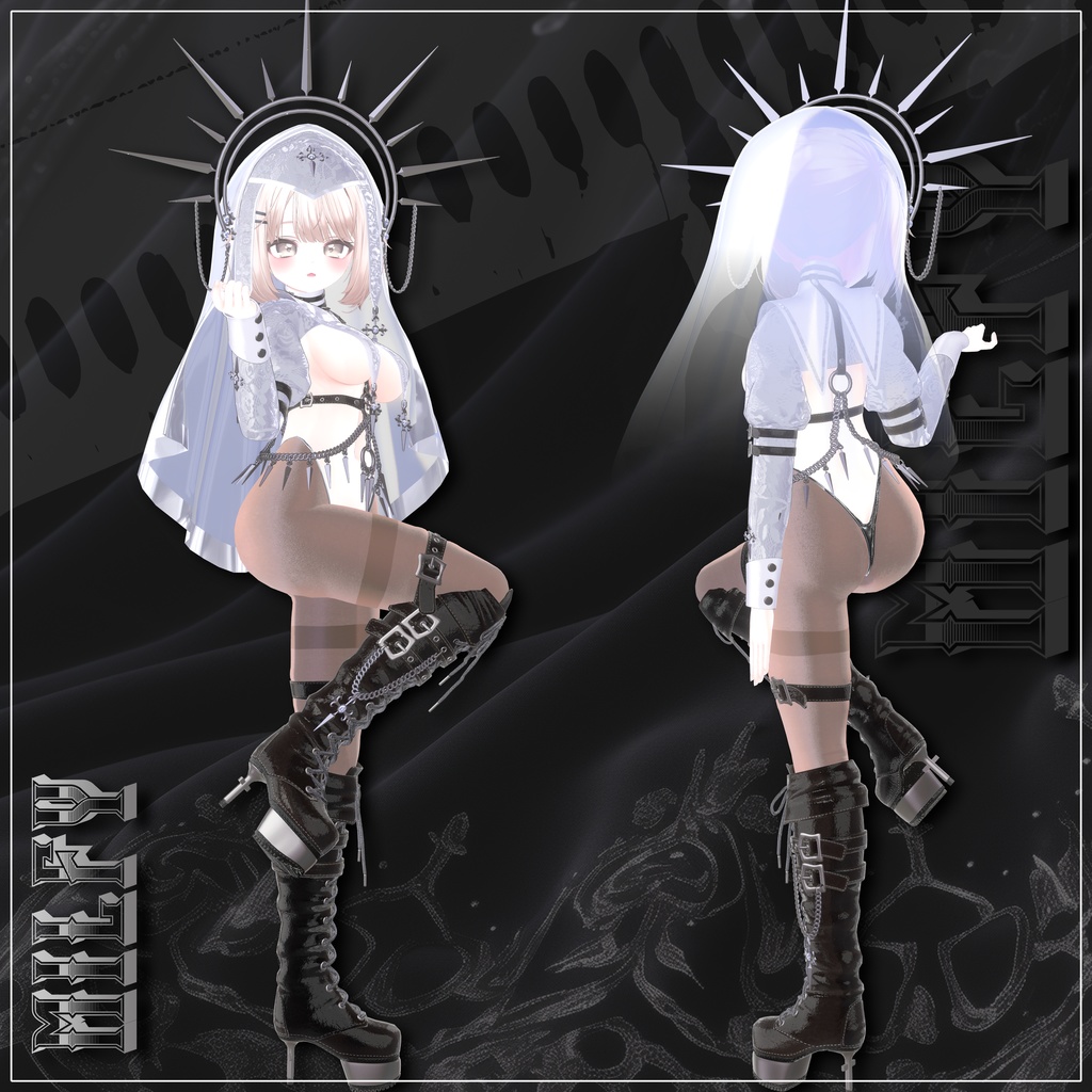 ✨Golden Week SALE✨50%【14対応】 情欲の修道女 Lust Nun 【VRChat想定】